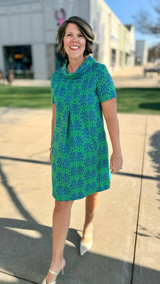 Tyler Boe Kristen Jacquard Dress - Dazzling Medall