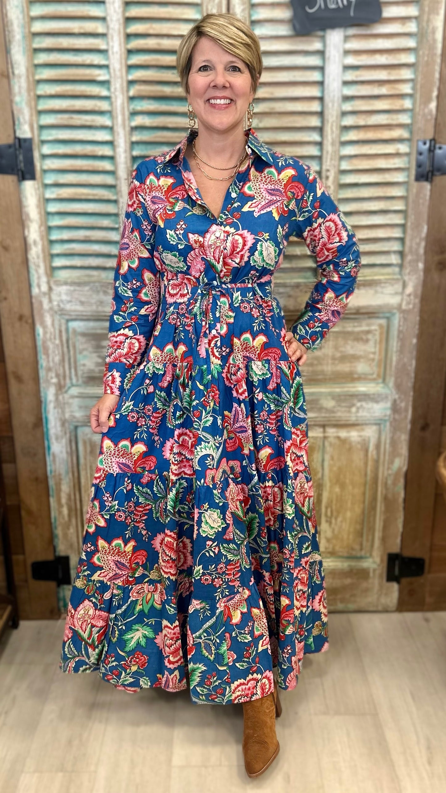 Guadalupe Meredith Dress - Blue