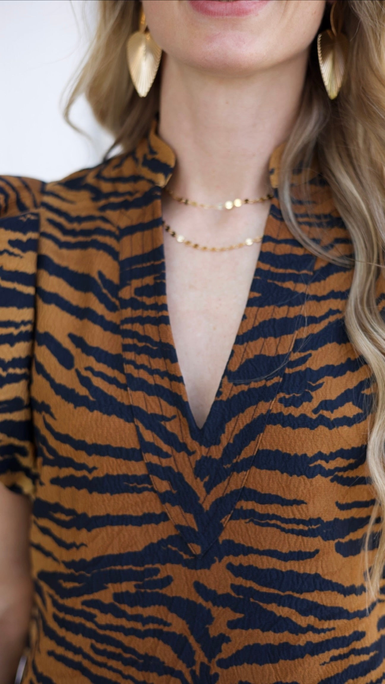 Emily McCarthy Hampton Mini - Tiger Jacquard