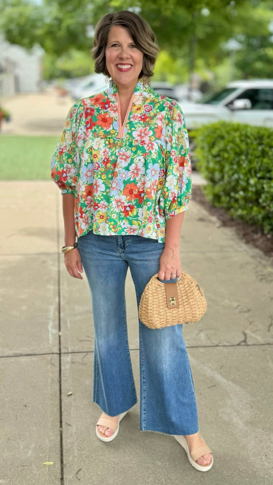 Ivy Jane Garden Green Top