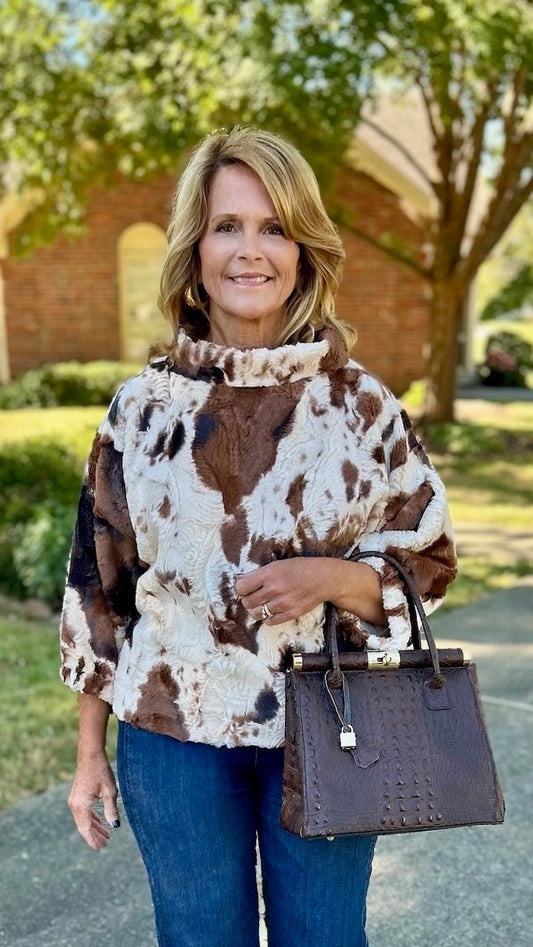Ivy Jane Faux Fur Pony Popover