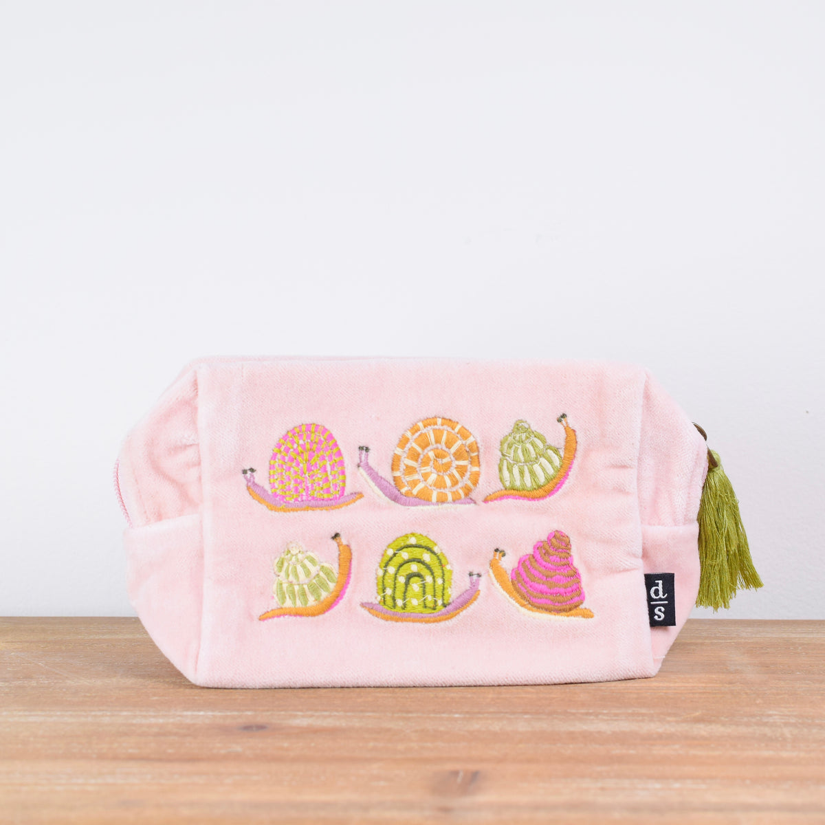 Embroidered Gardenland Pouch