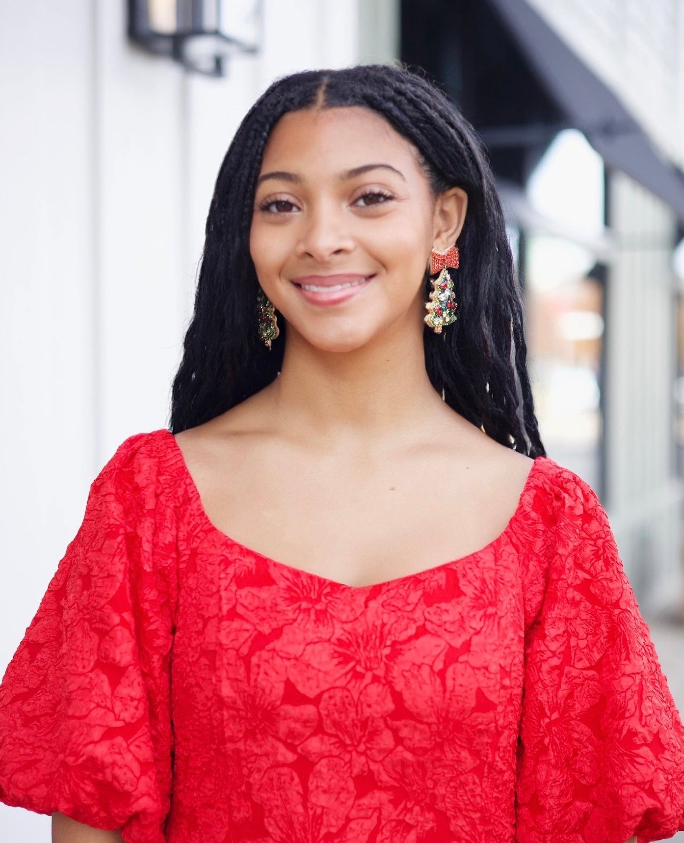 Crystal Tree Earrings