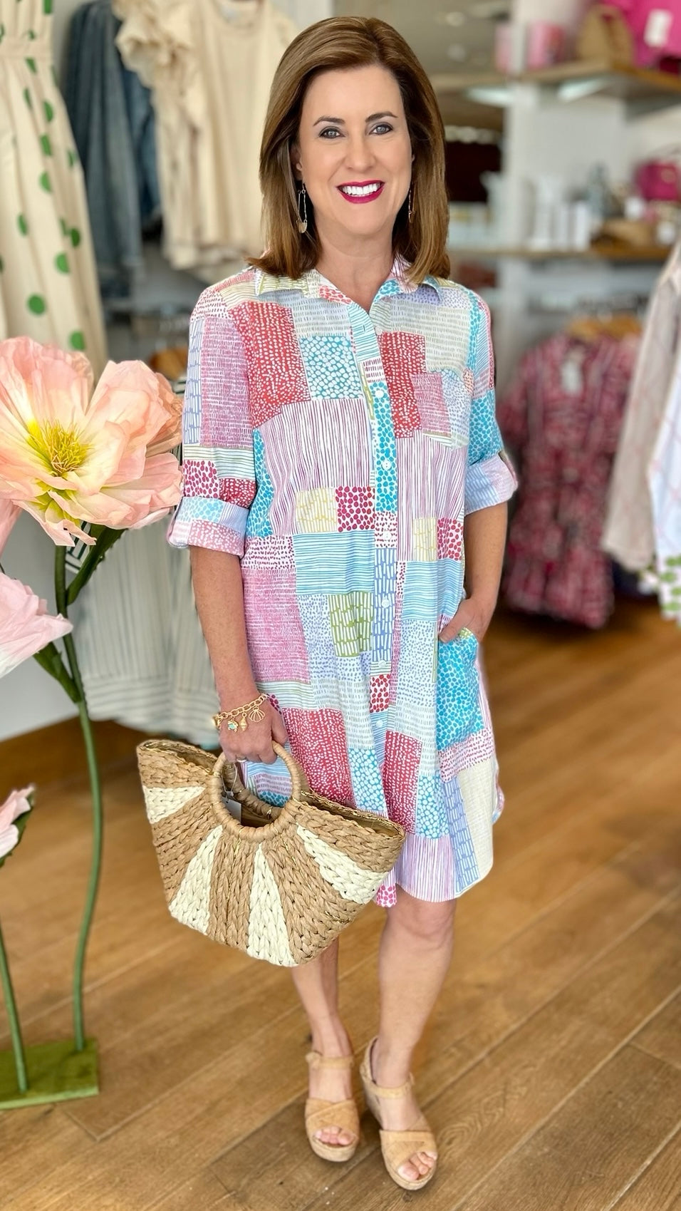 Perfect Travel Patchwork Shirt - Multi