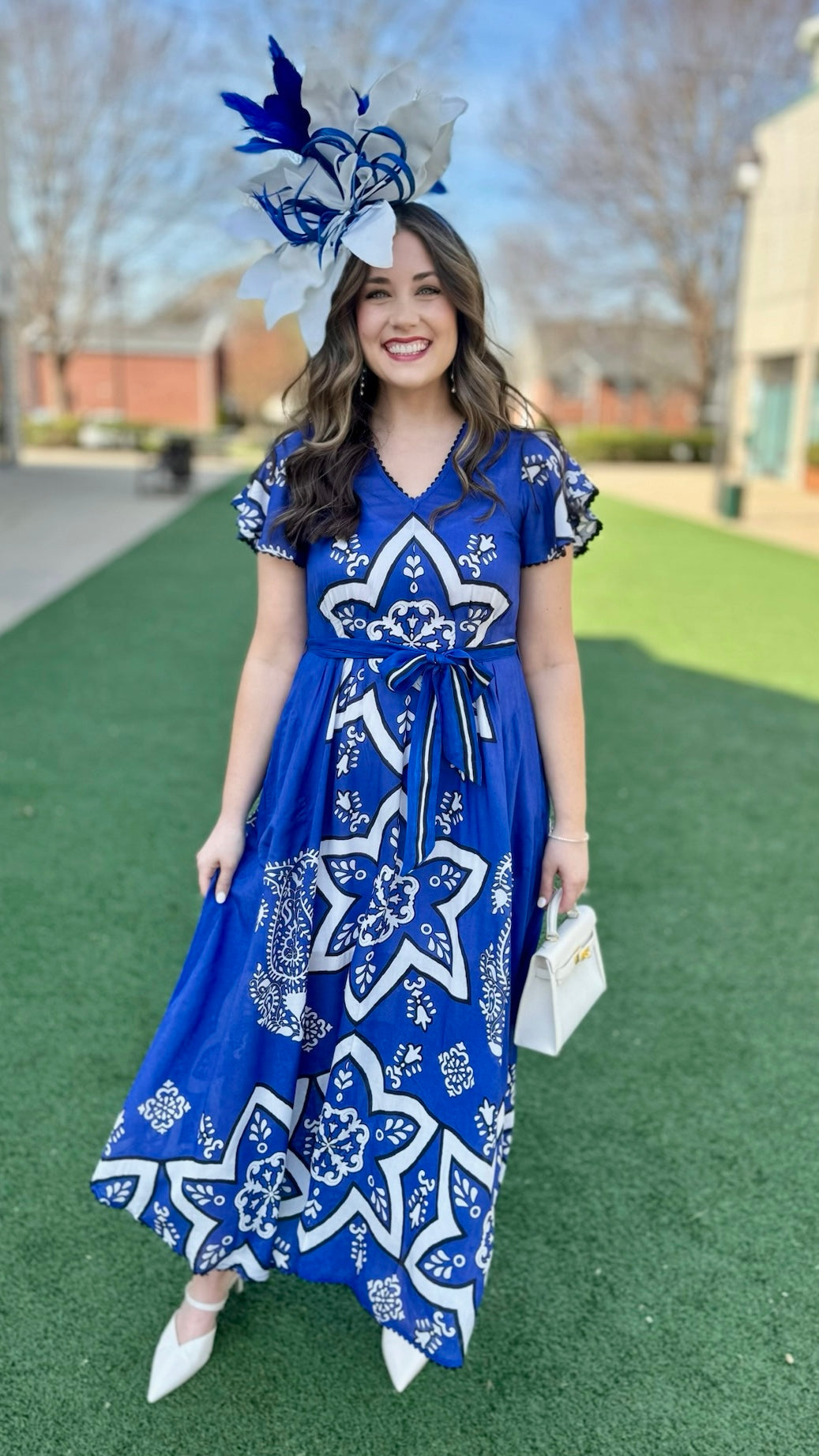 Monaco Maxi Dress - Sapphire