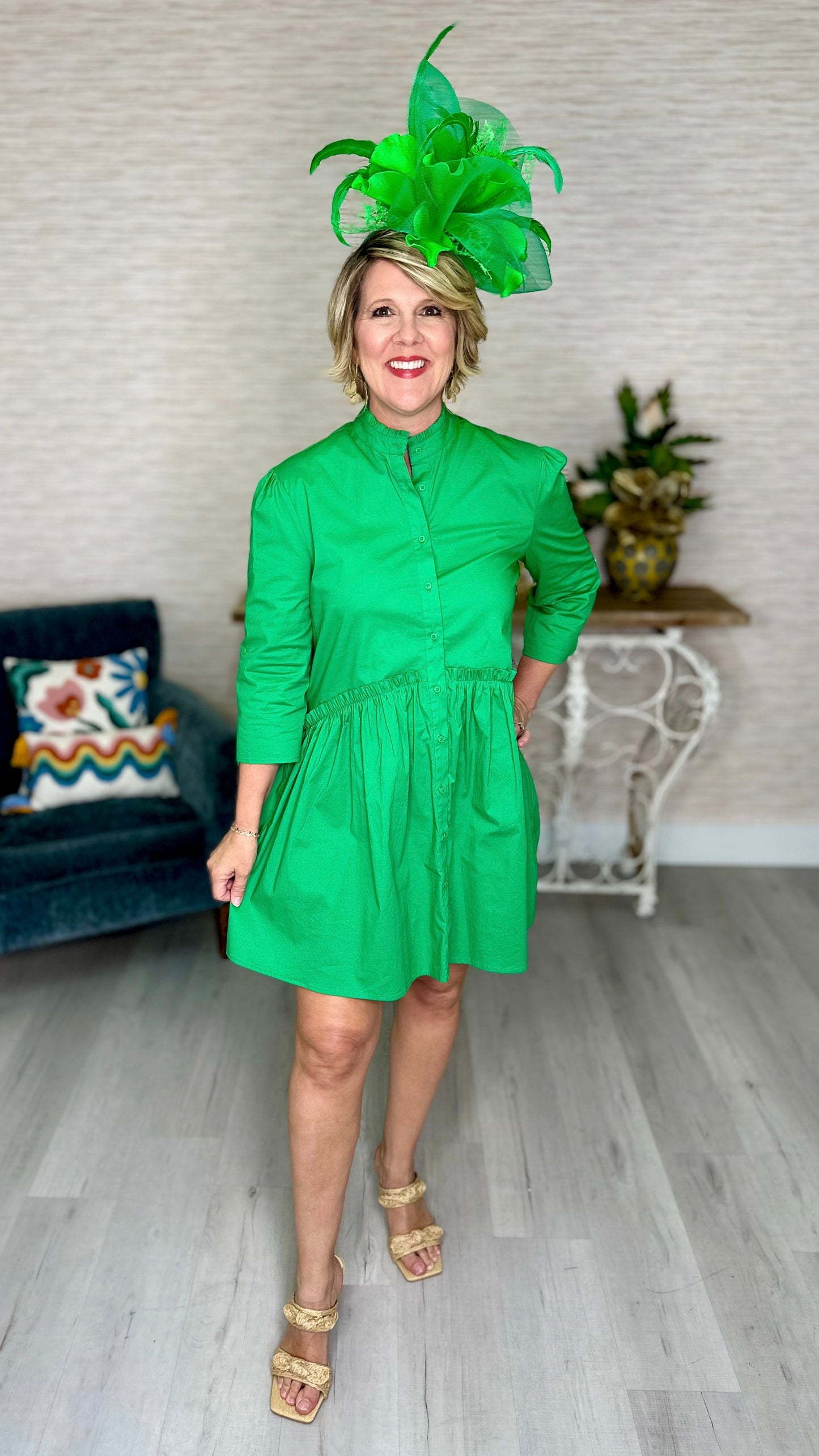 Taylor Tillman Cammie Dress - Garden Green