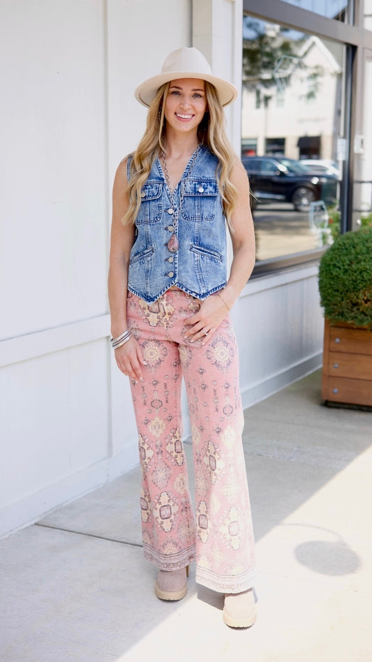 Bailey Rose Classic Denim Vest