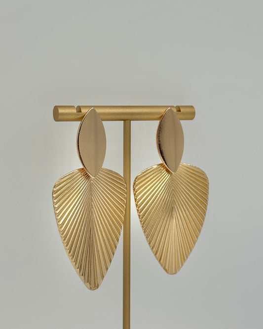 Gold Leaf Earrings