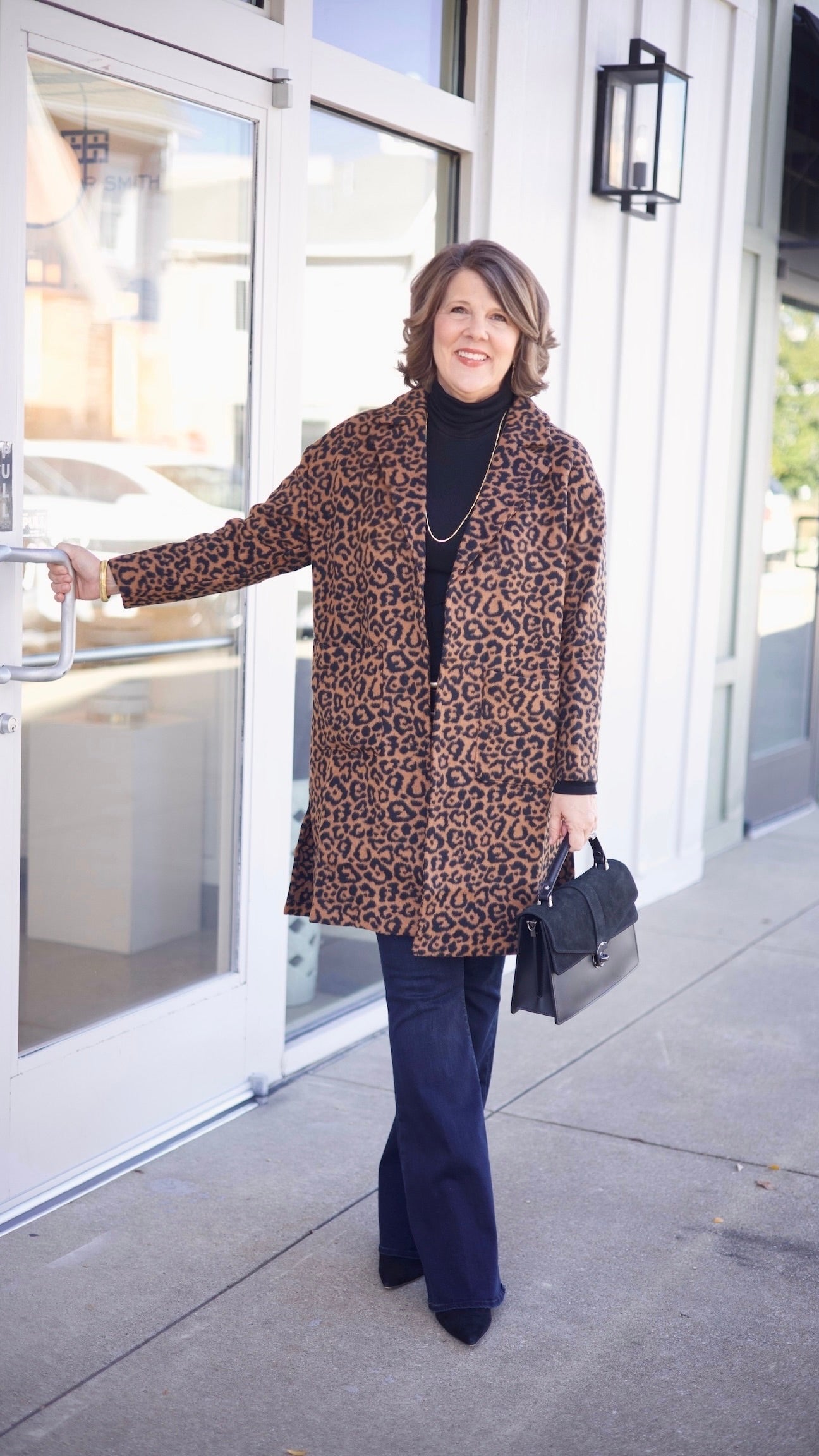 Avery Leopard Coat