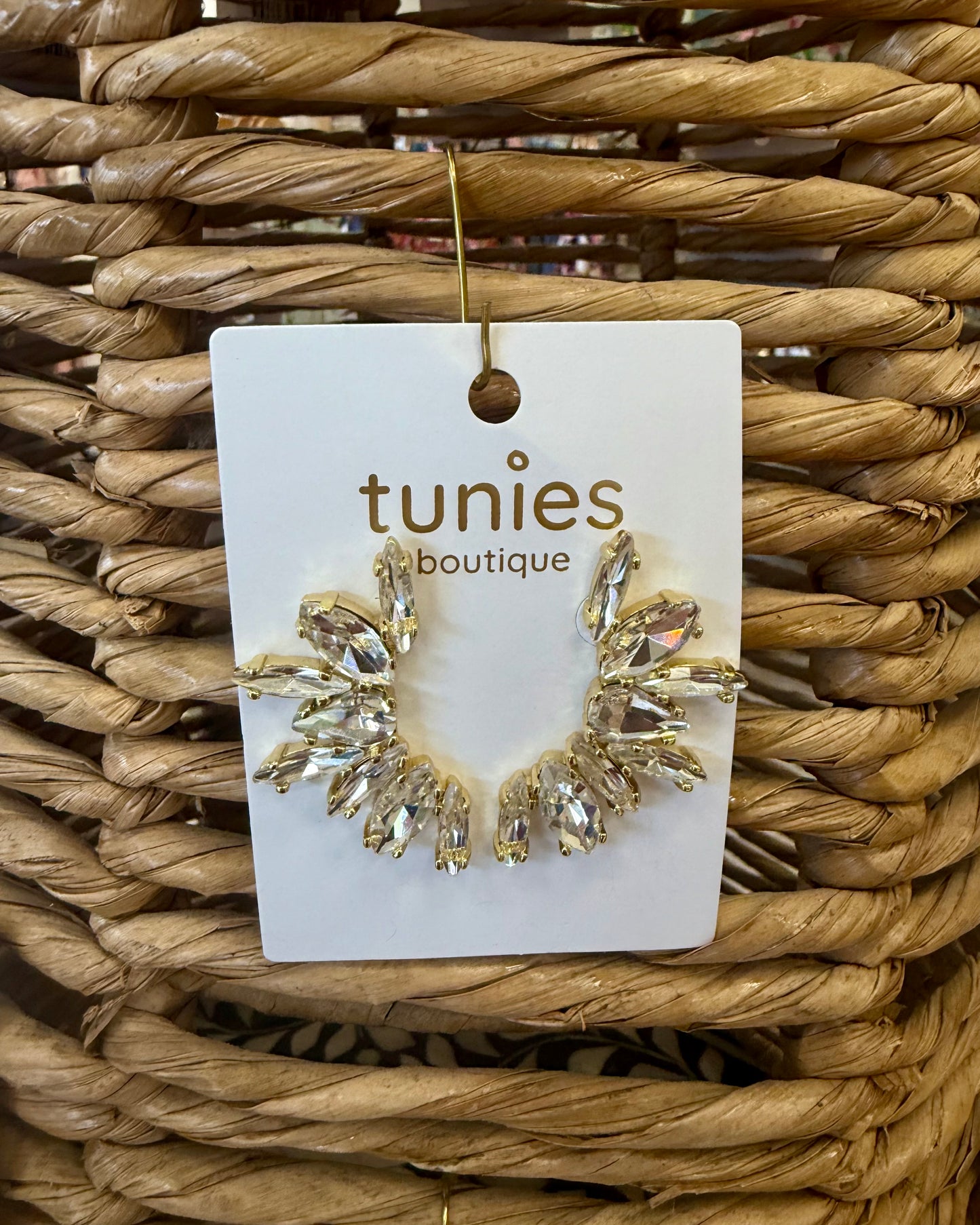 Wren Drops - Clear Earrings