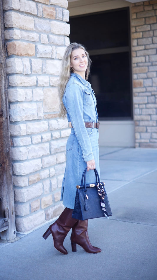 Dear John Lulu Denim Dress - Monterey