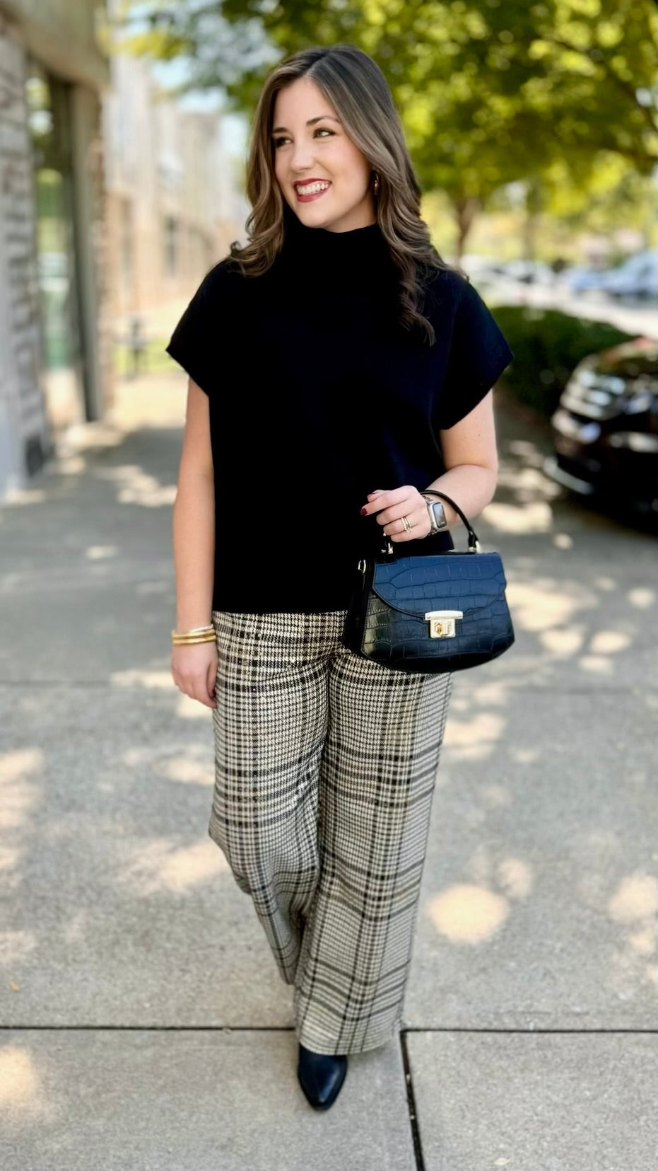 Classico Short Sleeve Sweater - Black