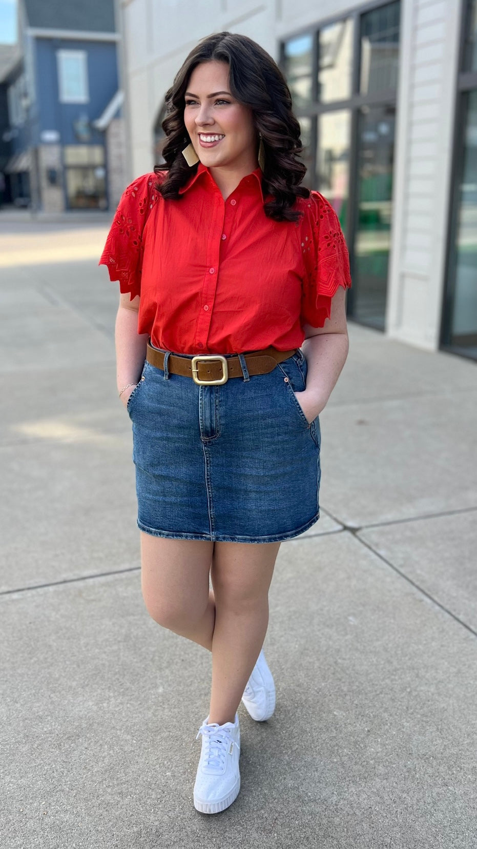 Dear John Quinn Denim Skirt