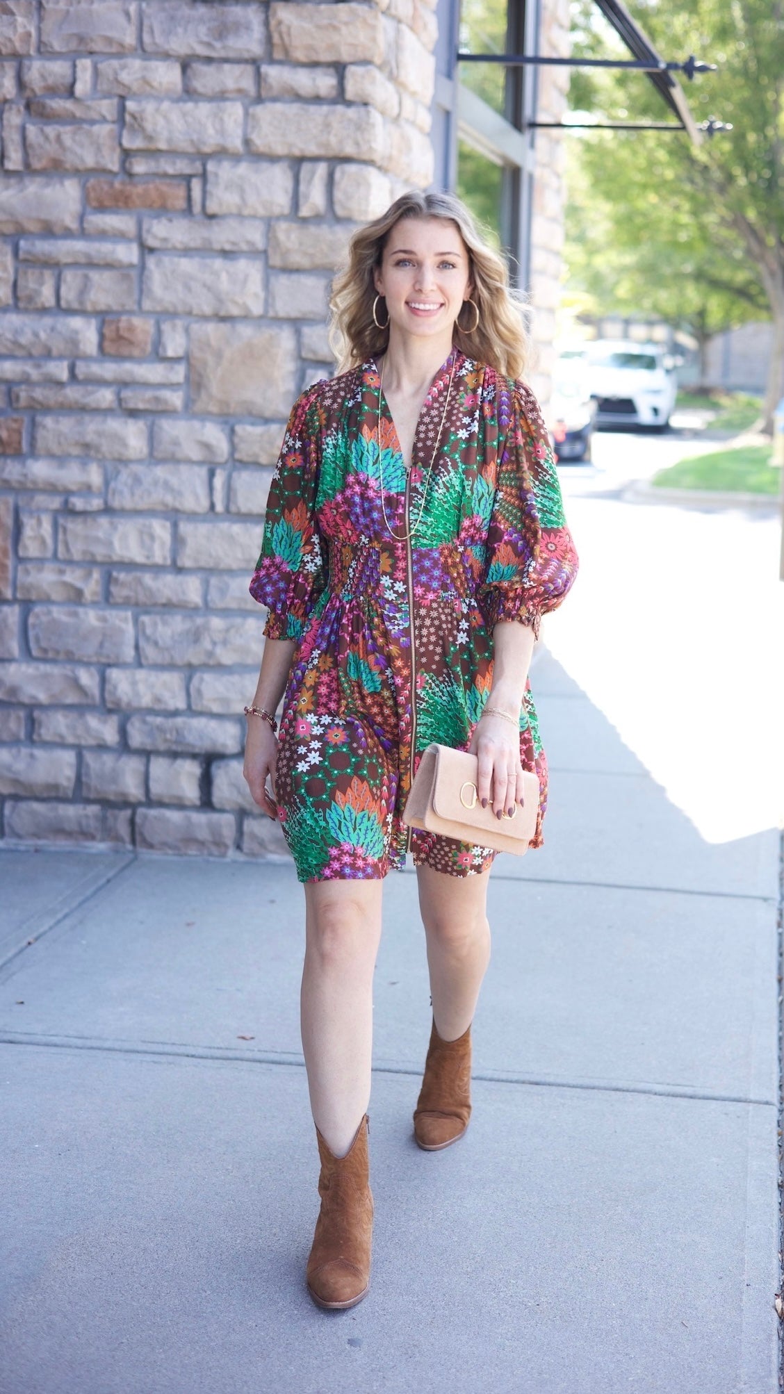 Sienna Dress - Brown