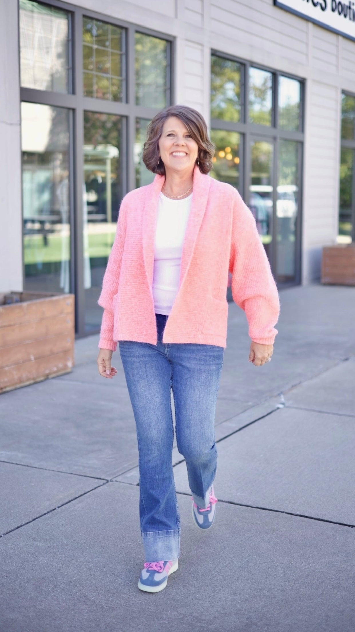 Ally Cardigan - Apricot