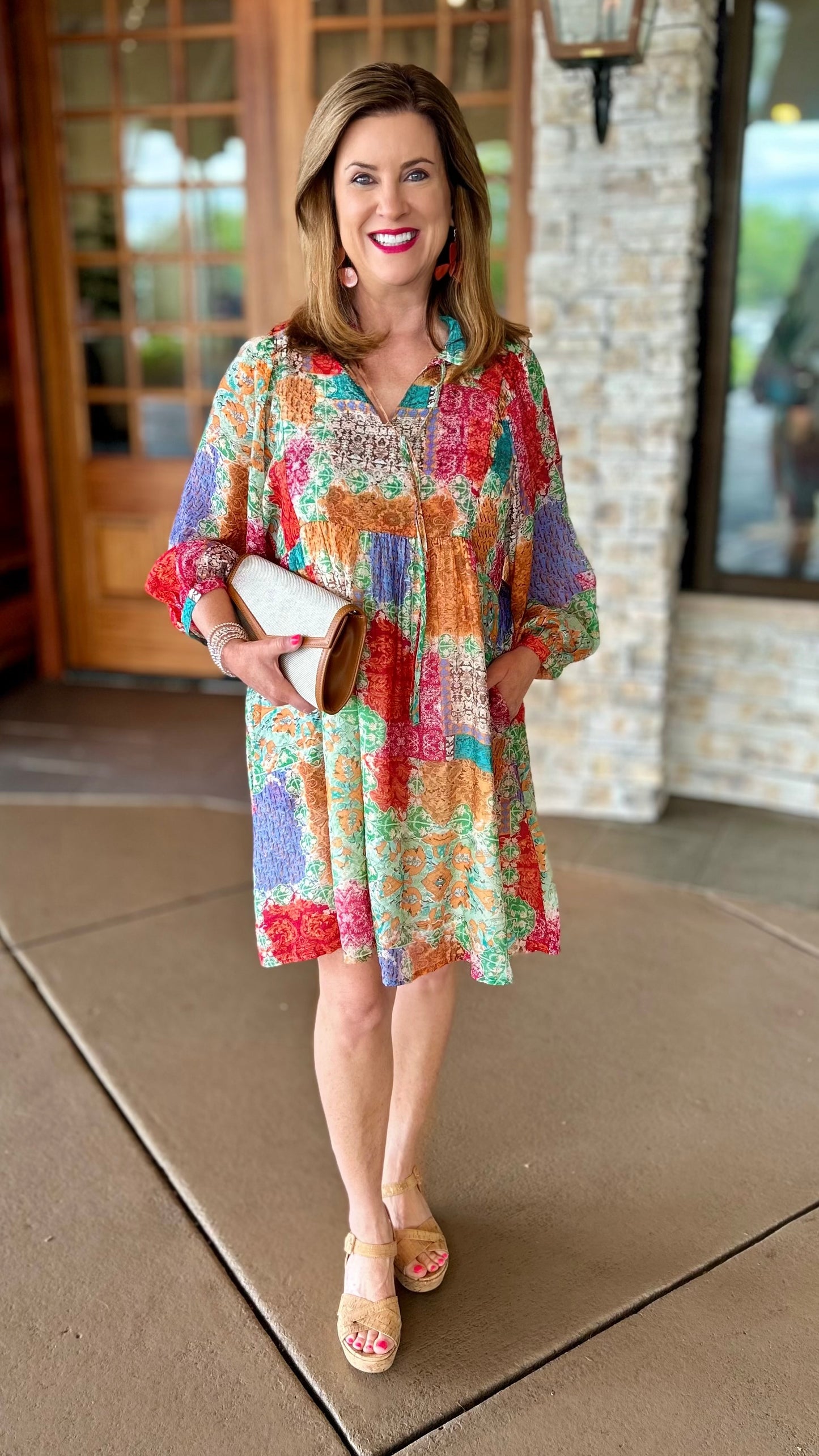 Valerie Vintage Patchwork Dress