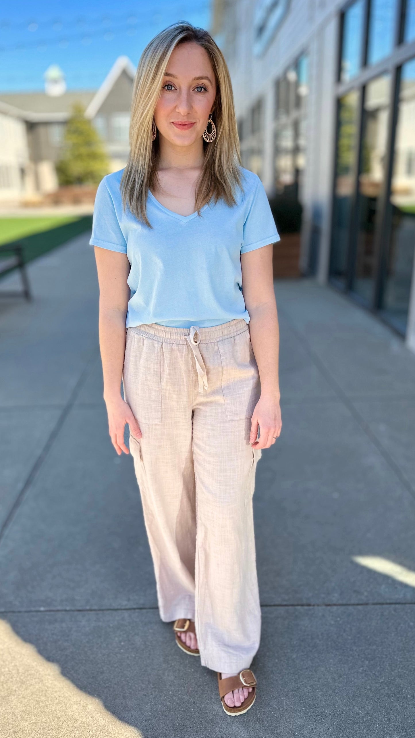 Dear John Madelyn Jersey Tee - Glacier