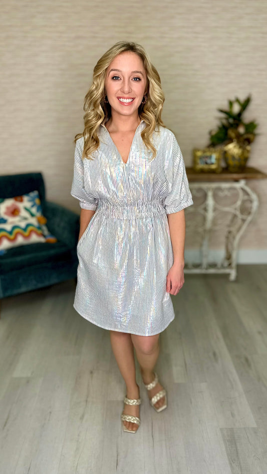 Emily McCarthy Palmer Dress - Party Stripe