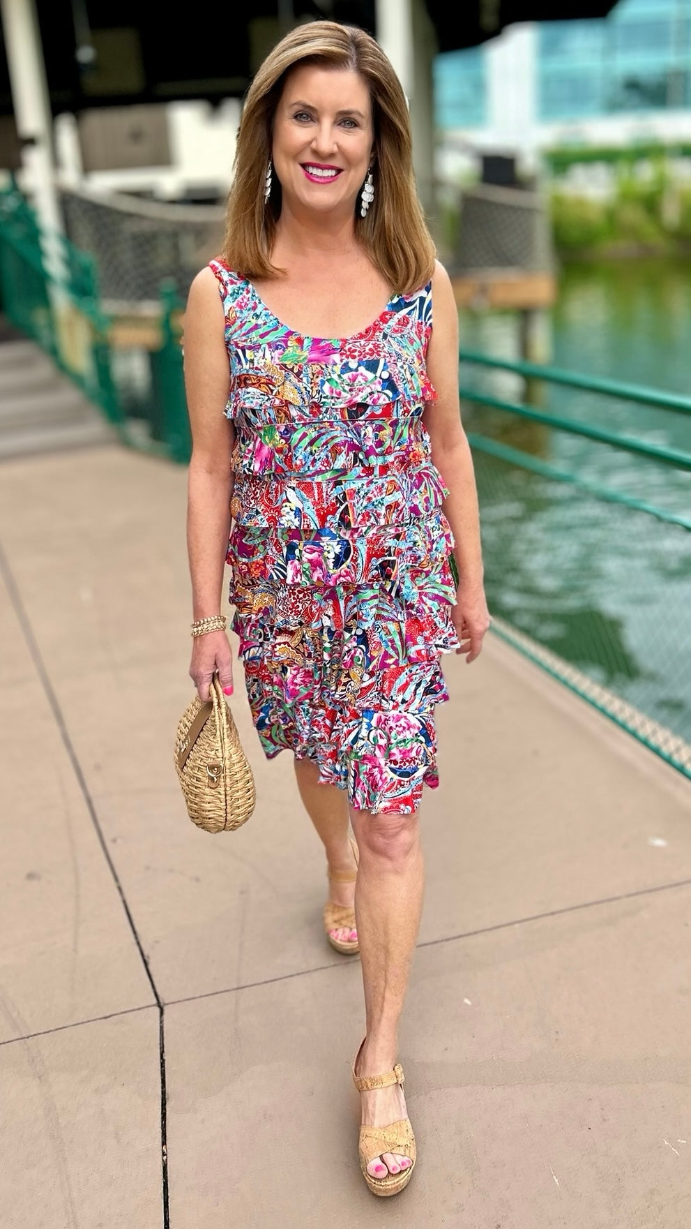 Isle Carnival Cha Cha Dress - Multi Print