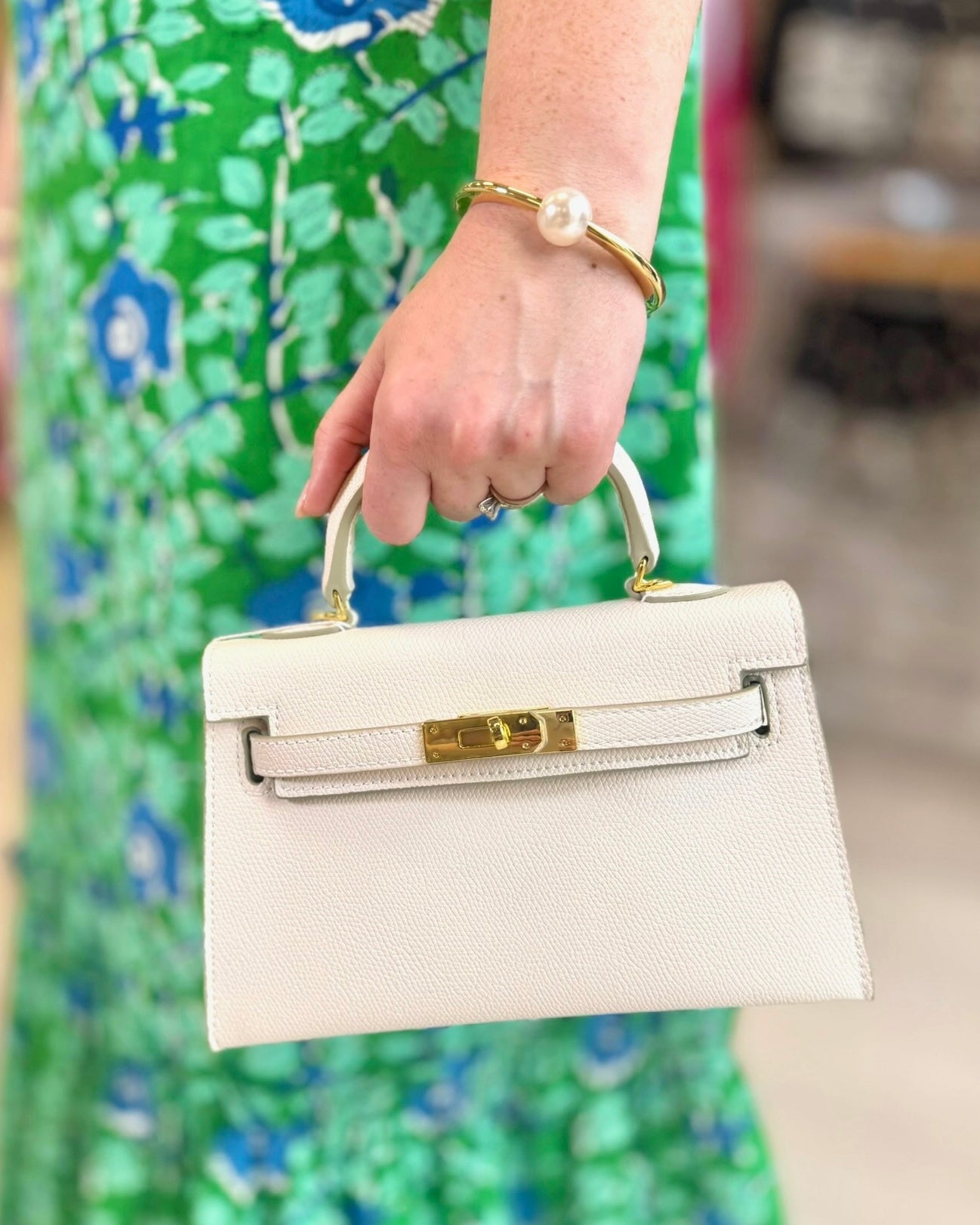 Buckle Mini Bag - Ivory