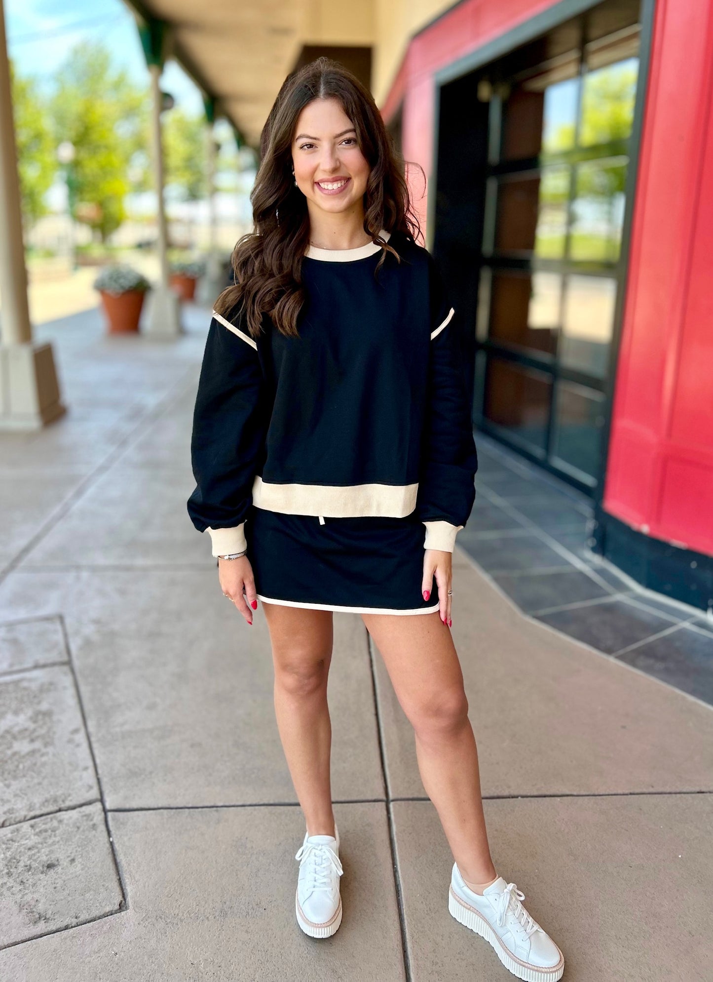 Sporty Chic Skort - Black