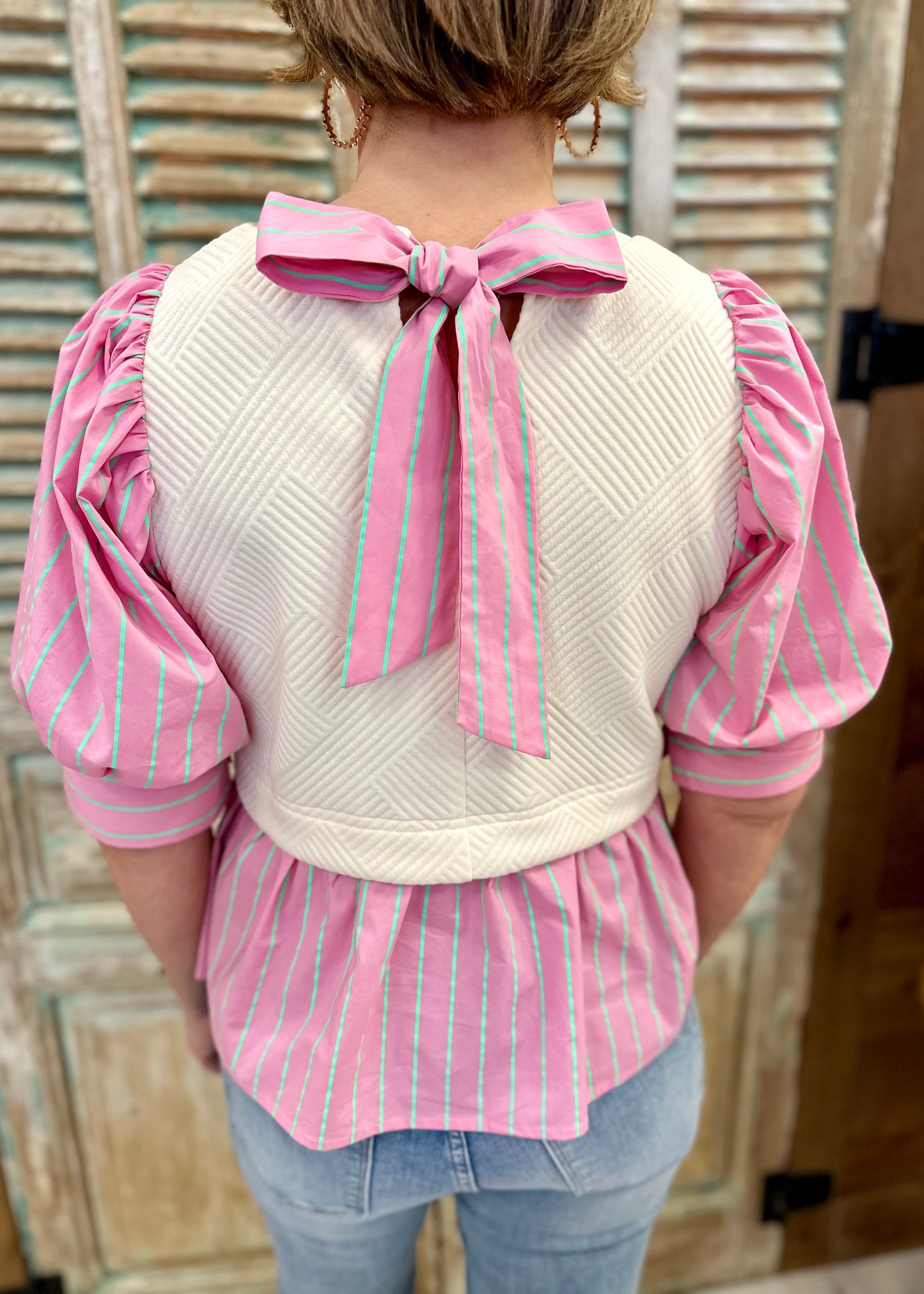 Prep In Your Step Layered Top - Pink