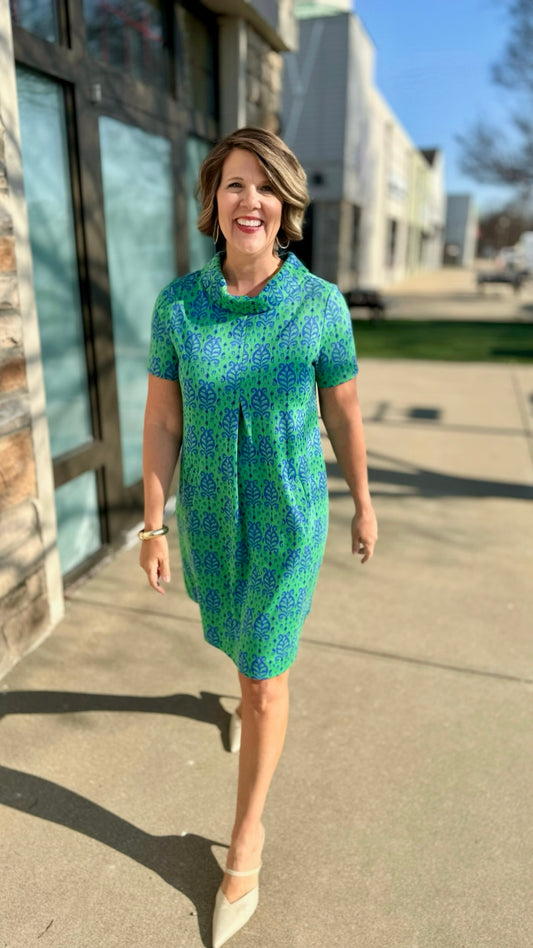 Tyler Boe Kristen Jacquard Dress - Dazzling Medall