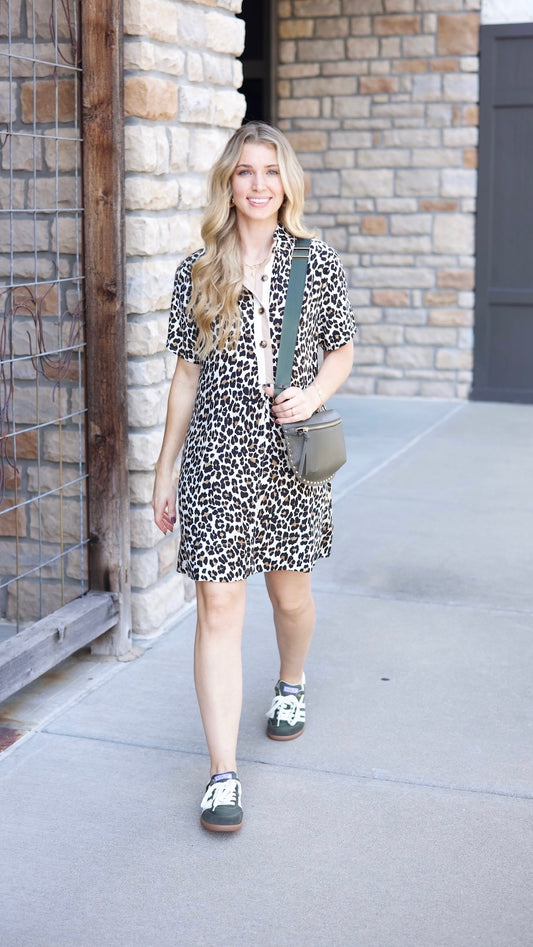 Charli Cheetah Print Dress
