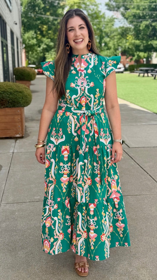 Jude Connally Mirabella Poplin Dress - Tapestry