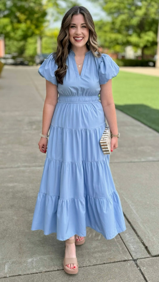 Classic Covington Dress - Chambray