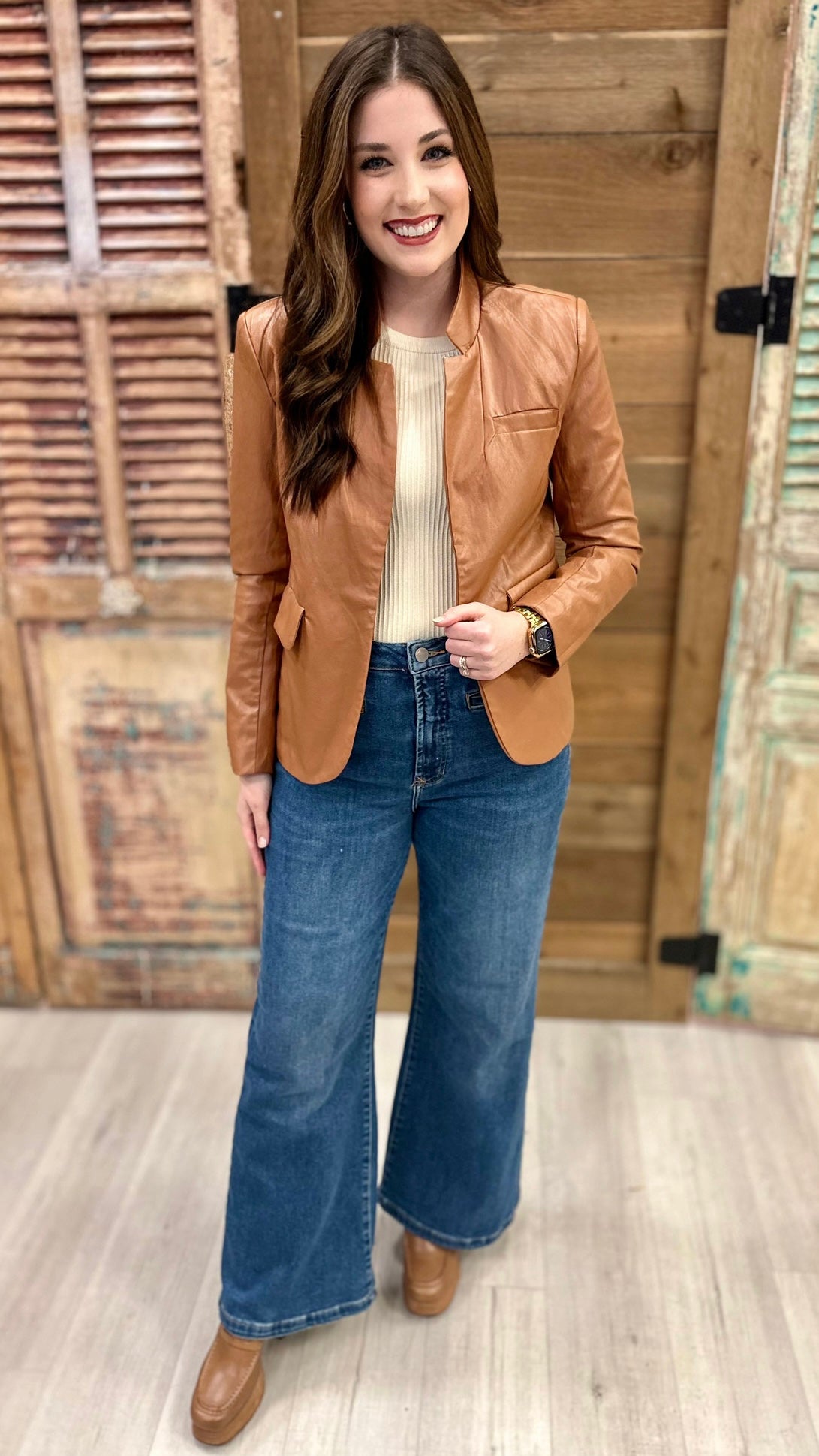 Another Love Trinity Jacket - Saddle