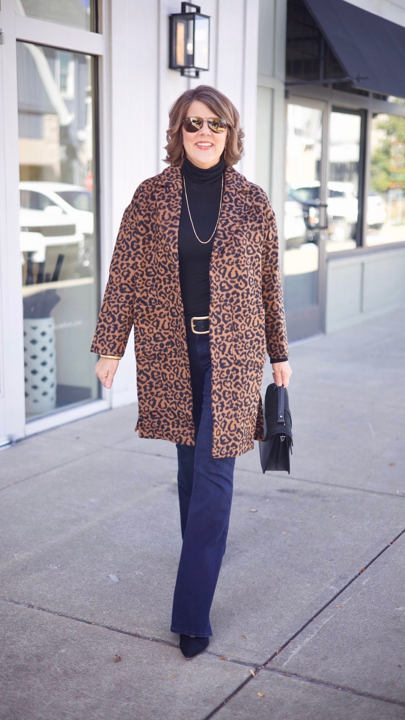 Avery Leopard Coat