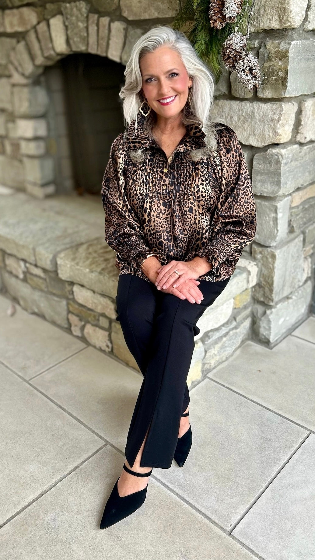 Emily McCarthy Charlotte Top - Lady Leopard