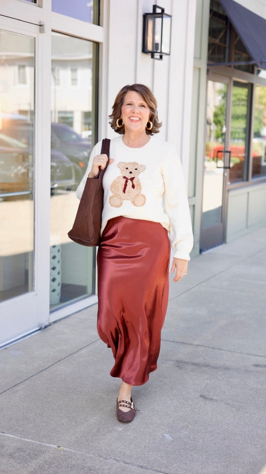 Teddy Bear Sweater - Ivory