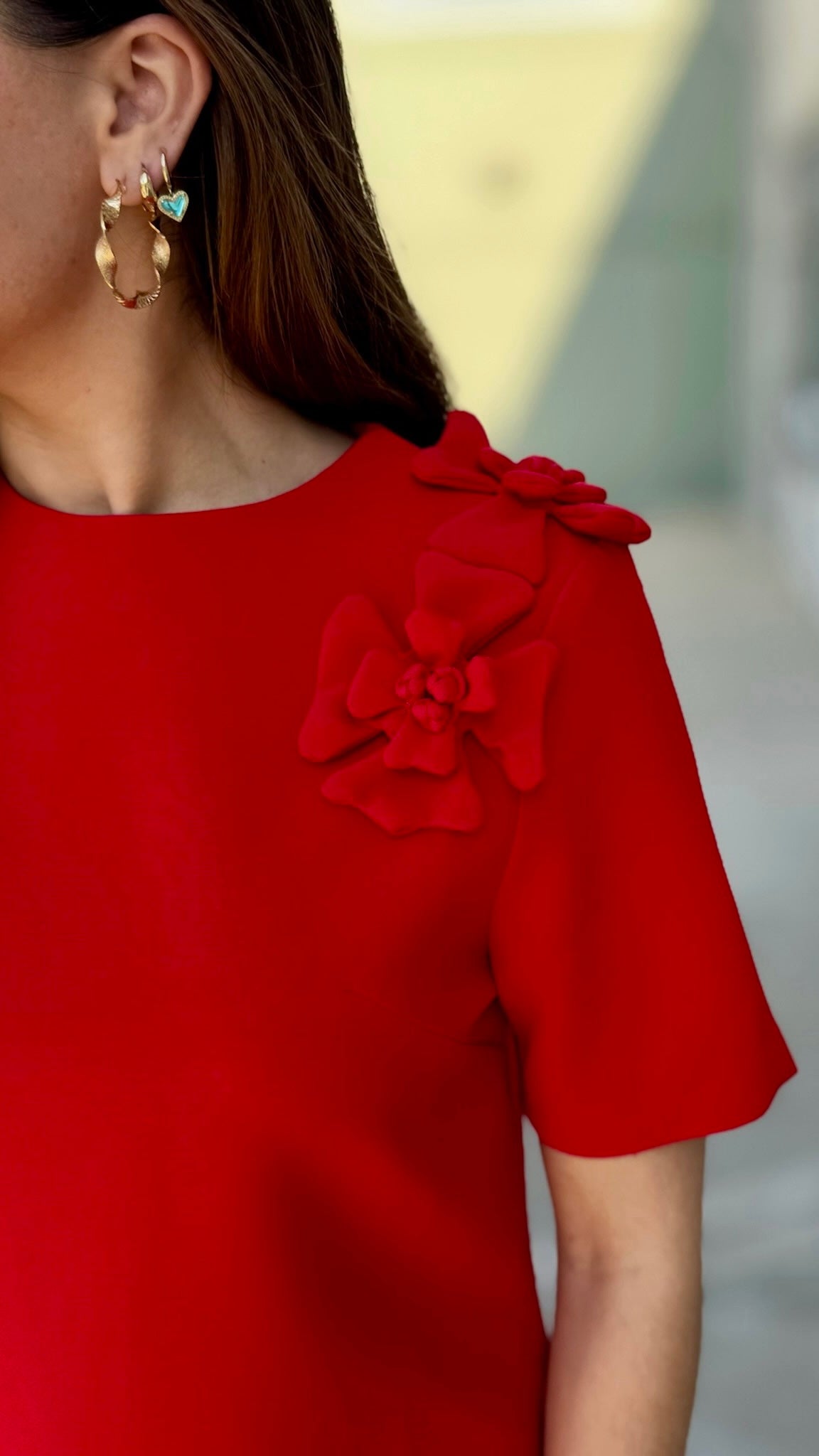 Red Roses Dress