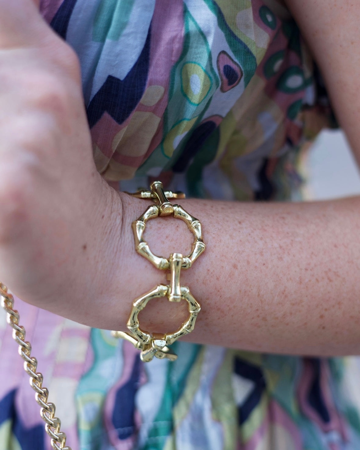Harbor Island Toggle Bracelet - Gold