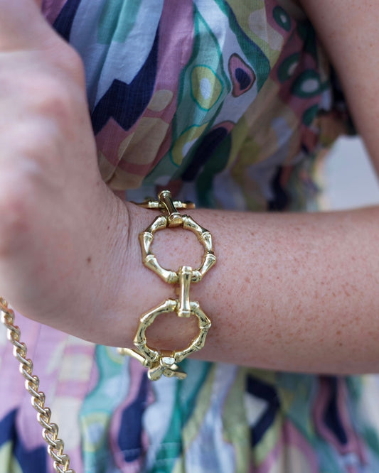Harbor Island Toggle Bracelet - Gold