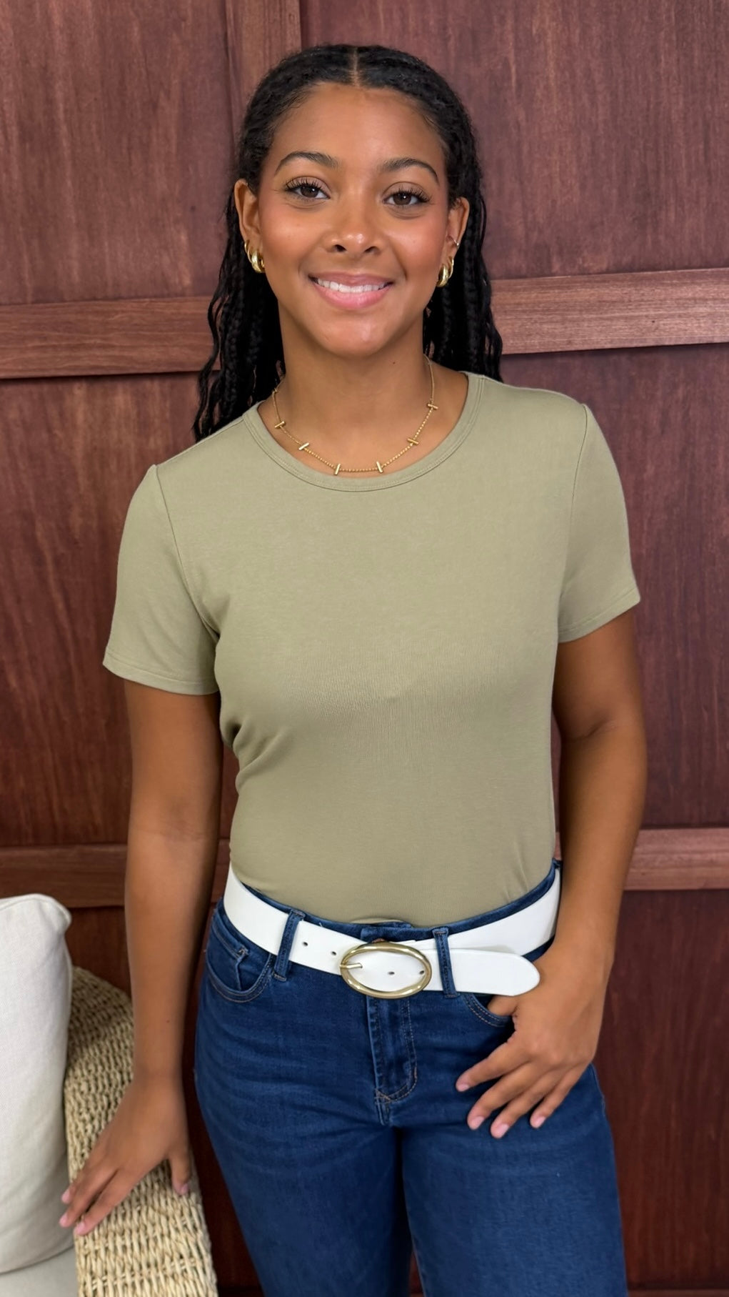 Aveda Light Olive Top