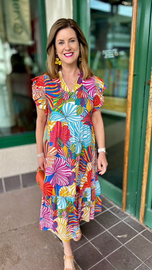 Kay Kaleidoscope Dress - Floral