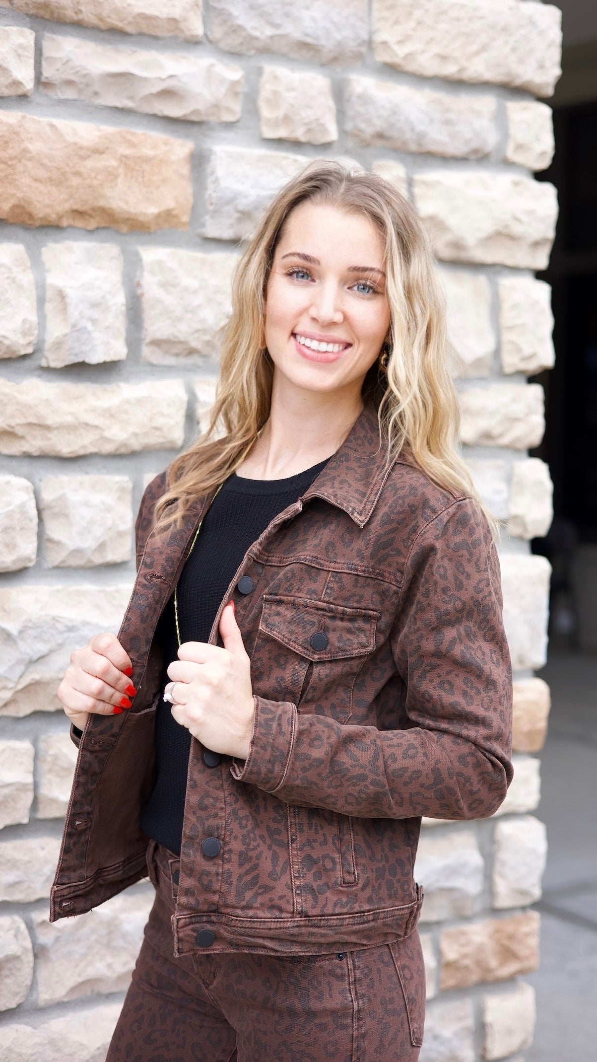 Dear John Brown Leopard Ainsley Jacket