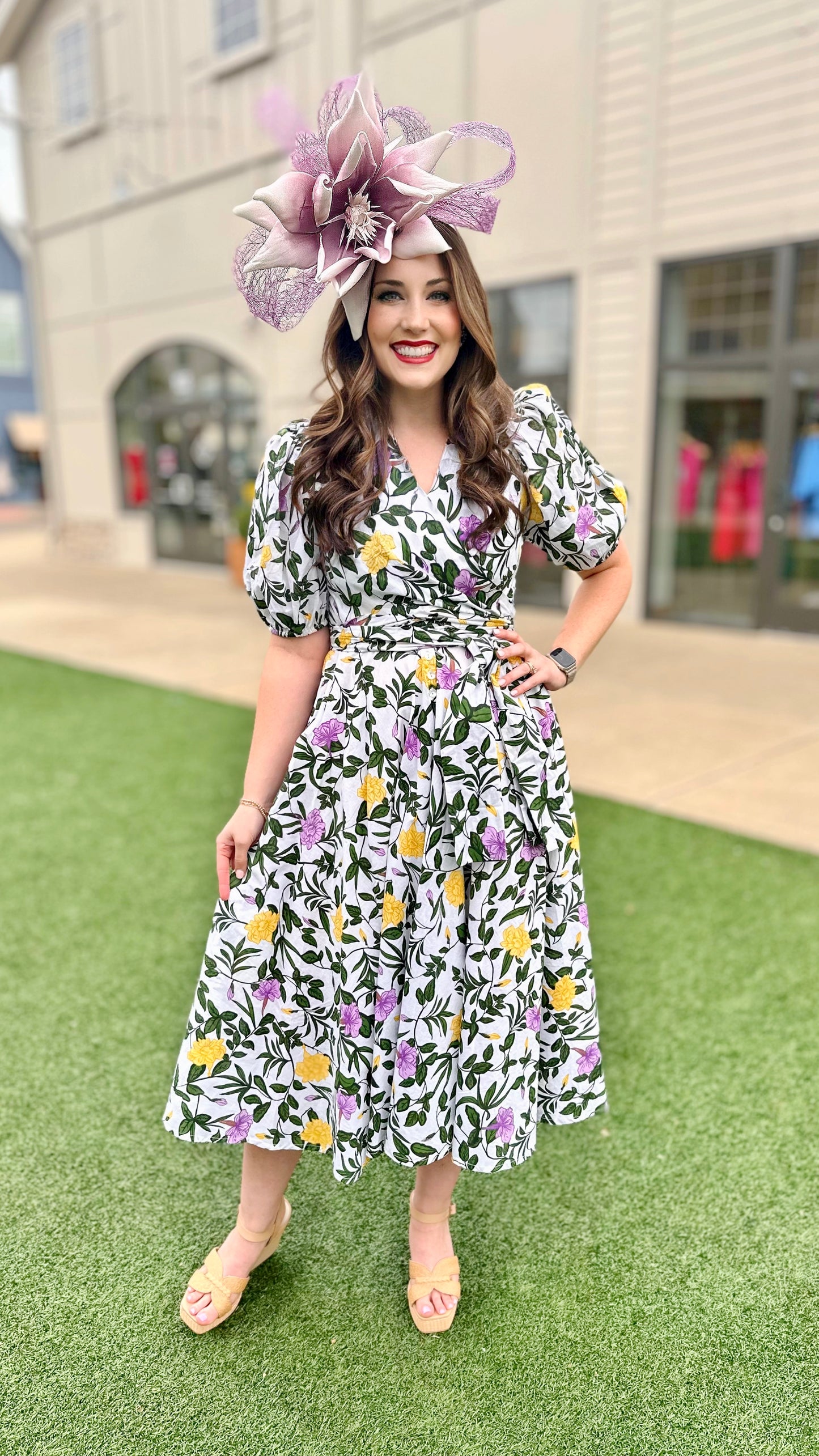 Beyond By Vera Tuscan Gardens Iris Dress