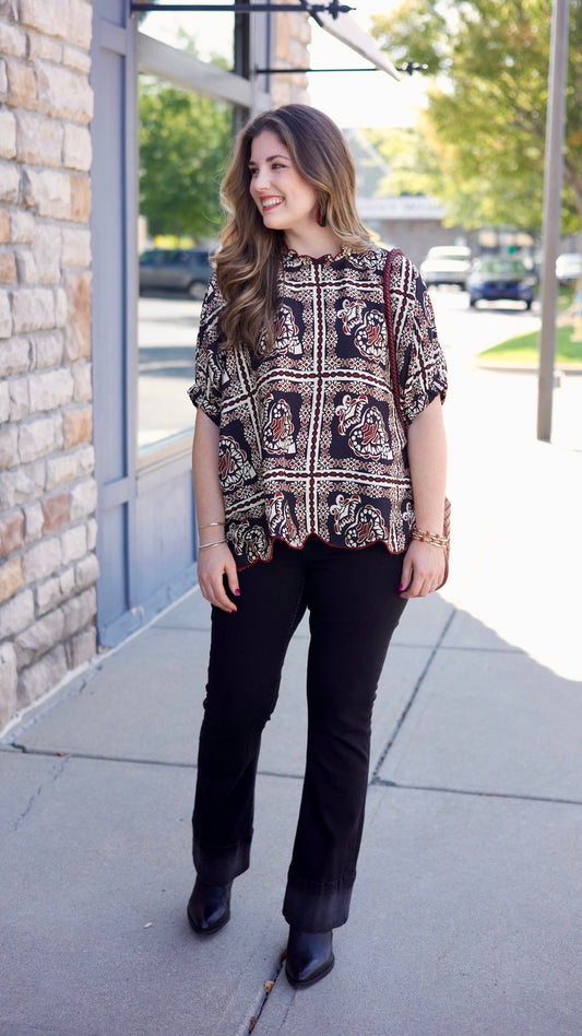 Renegade Blouse - Black