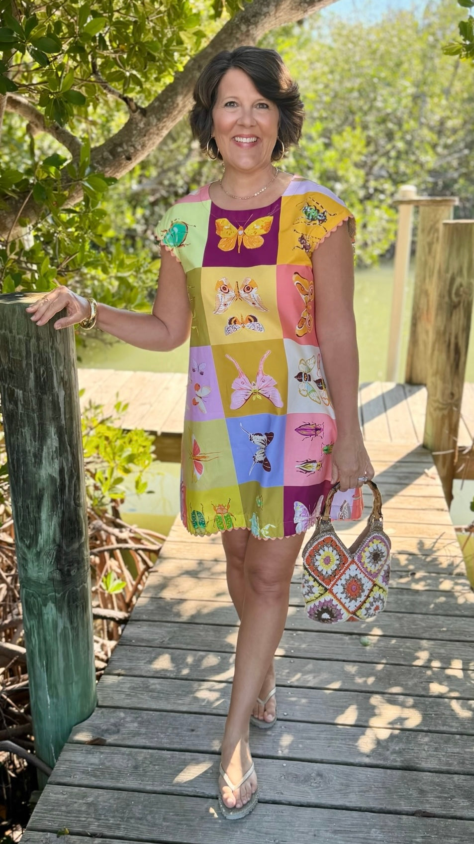 Uncle Frank Multi Bug Dress - Multi