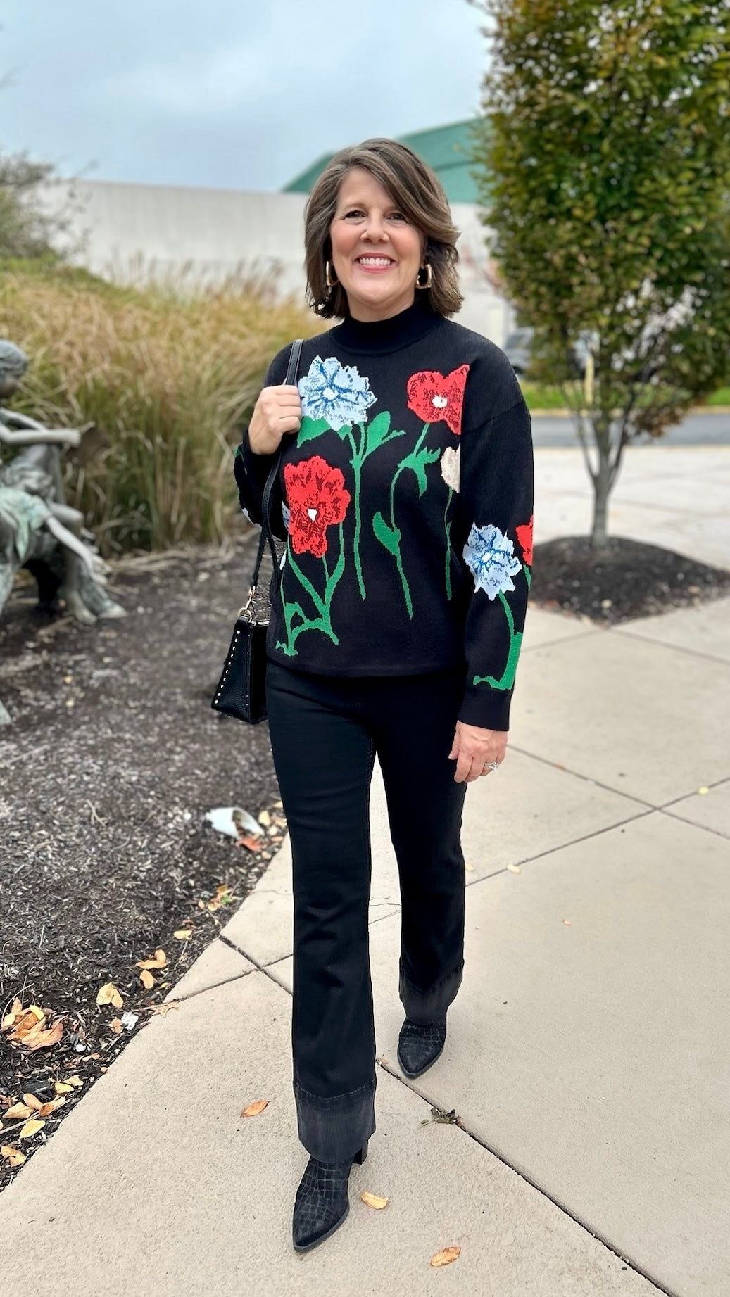 Janey Mock Neck Sweater