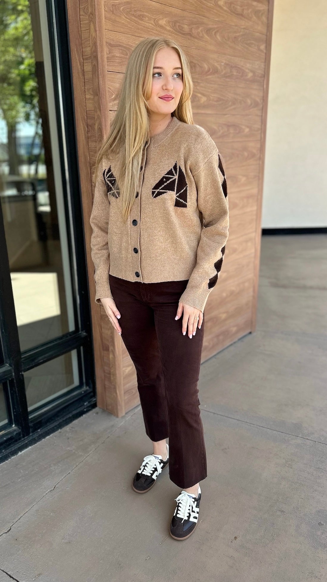 Belle Cardigan - Camel
