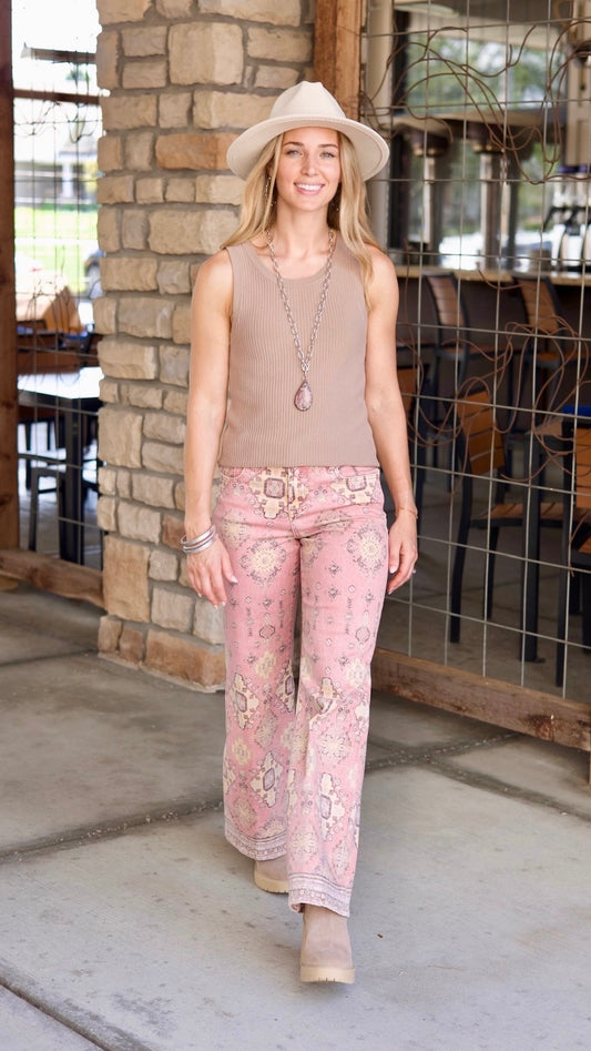 Another Love Cora Tank Top - Walnut