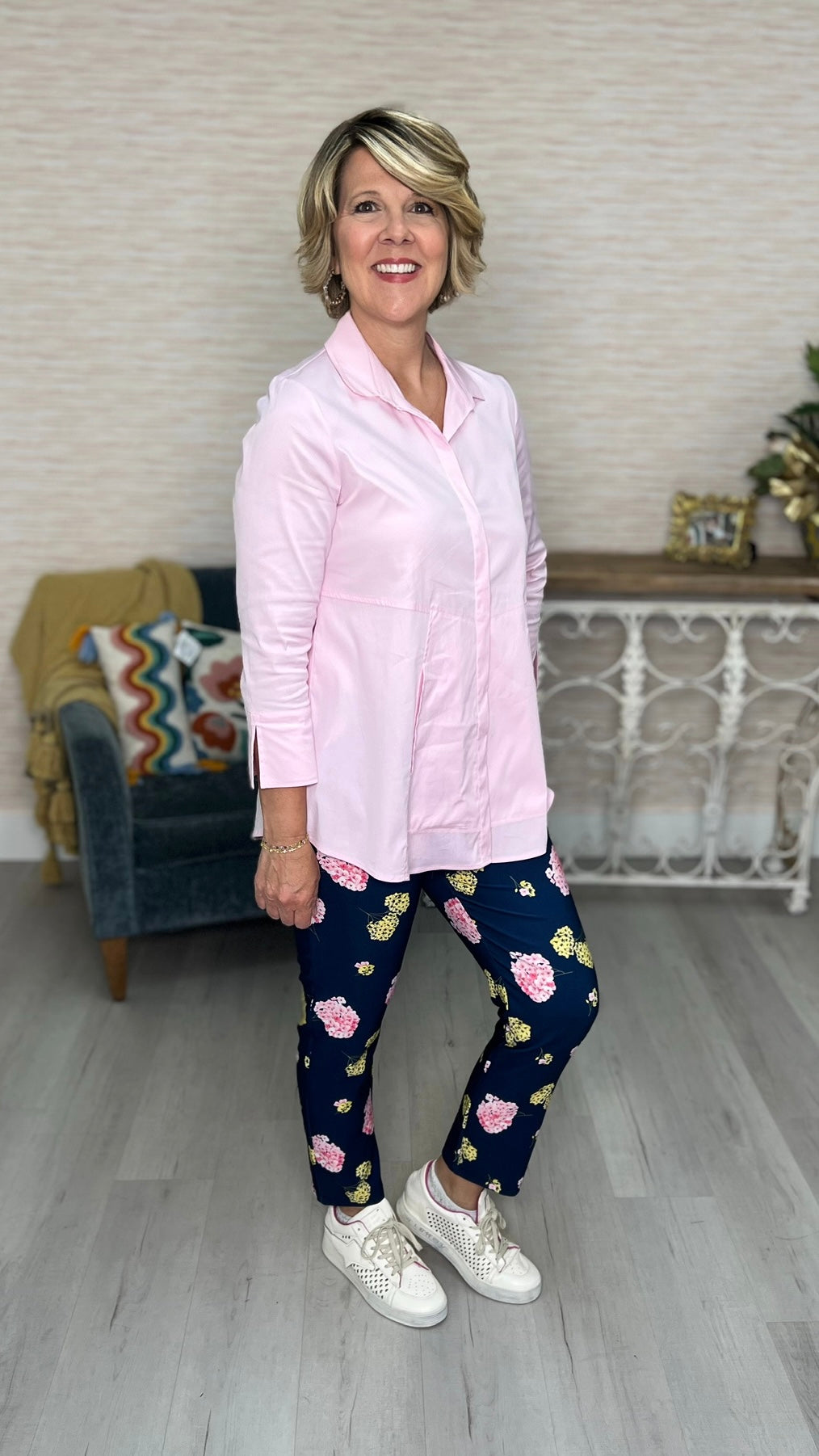 Habitat The “One” Placket Shirt - Peony