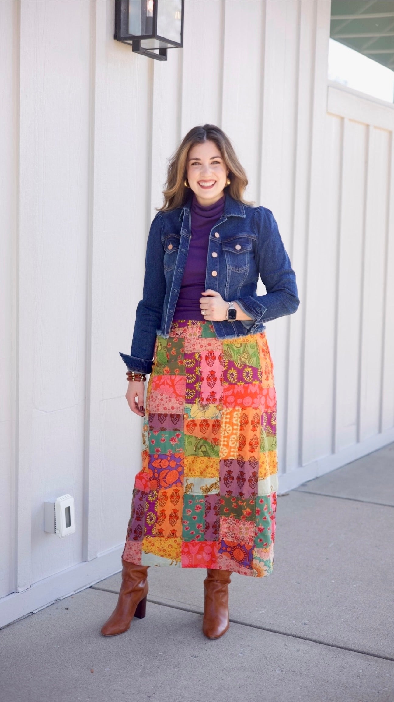Ivy Jane Patchwork Skirt - Multi