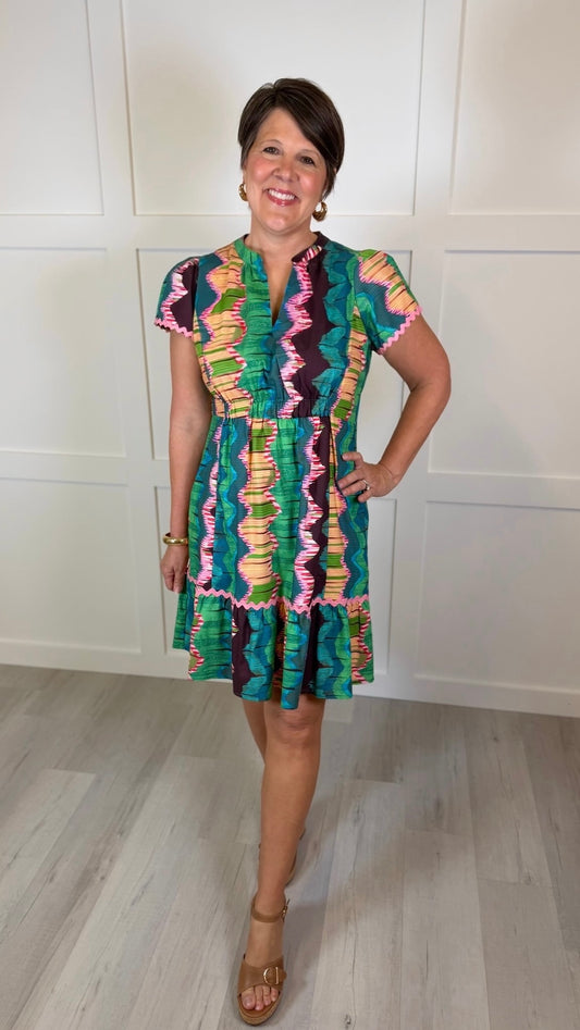 Uncle Frank Wind Dance Dress - Multi