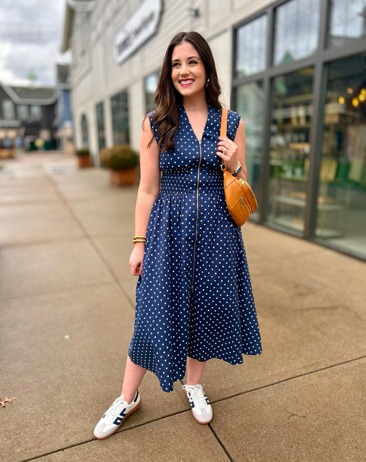 Back 70 Cloud Sneaker-Navy